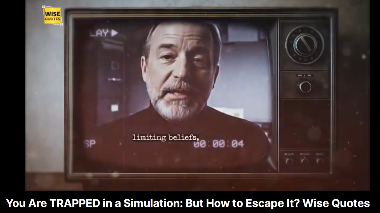 You Are TRAPPED in a Simulation: But How to Escape It? Wise Quotes