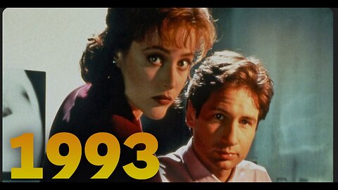 1993 X-Files Ghost in the Machine on an Old VHS Tape