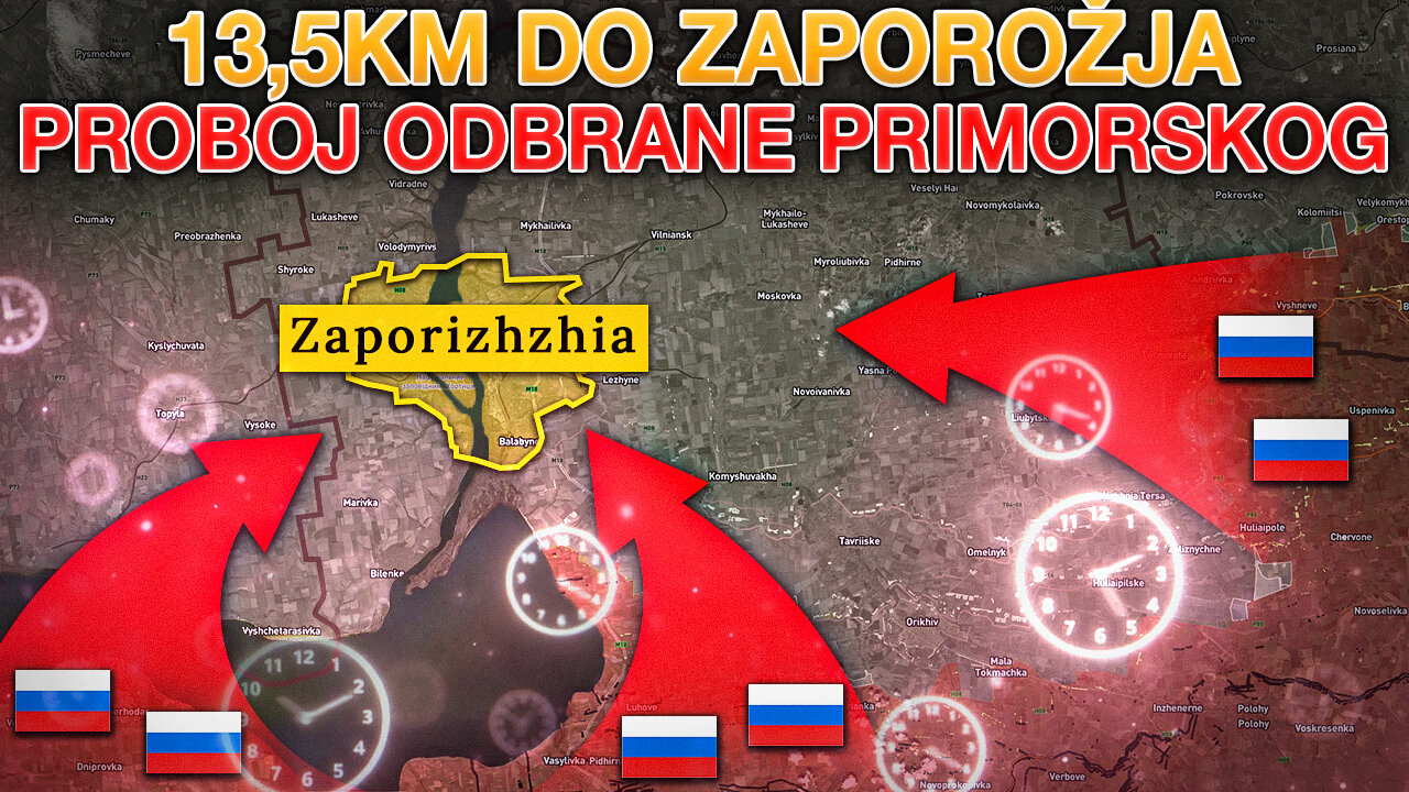 Panika u Kijevu⚔Rusi 13km od Zaporožja⚔75%Primorskog Palo⚔Evakuacija Černigovske Oblasti.30.12.2025.