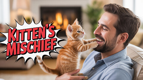 Kitten set gun toy in suit case