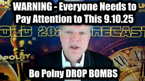 DROP BOMBS 9.10.25 - Everyone Needs to Pay Attention to This