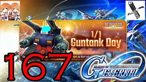 Let's Play SD Gundam G Generation Eternal 167: 300 Gacha pulls 2/2 and Guntank Day Special