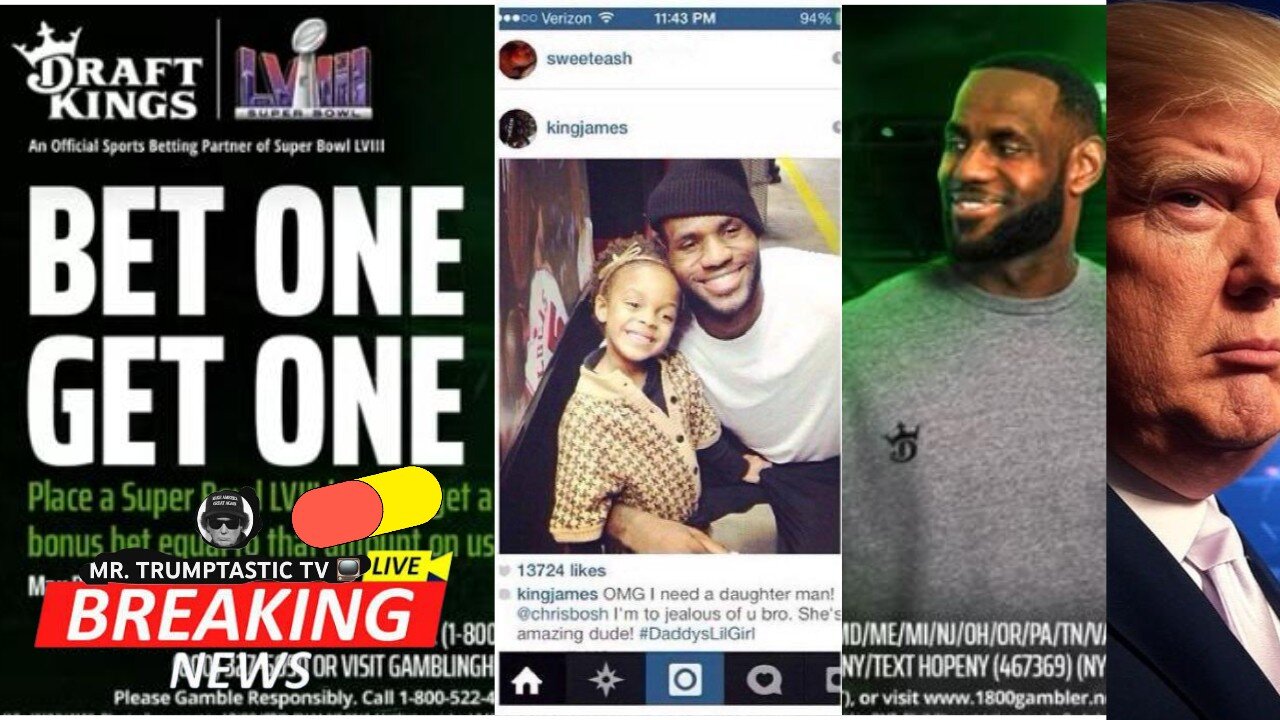 {LIVE} " Lebron James Facing Fed Time " PEDO & NBA Prop Bets Exposed ! Adam Silver Fired ?