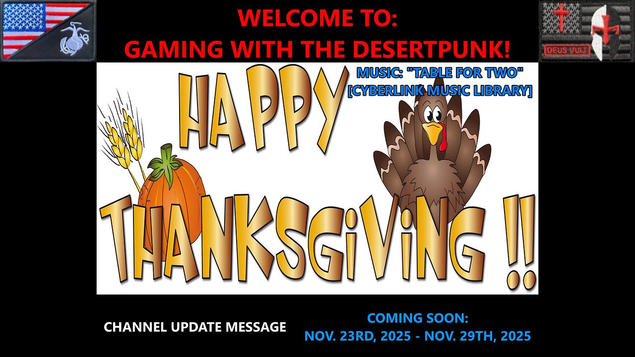 Channel Update Message [NOV. 23RD, 2025 – NOV. 29TH, 2025]