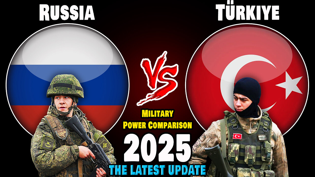 Russia vs Türkiye Military Power Comparison 2025 | Türkiye vs Russia Military Power 2025