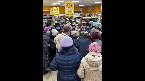 Драка за сахар в магазине в РФ
