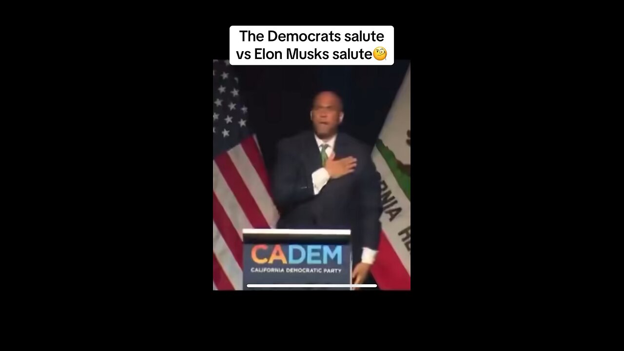 The Democrats salute vs Elon Musk salute🤷🏼♂️