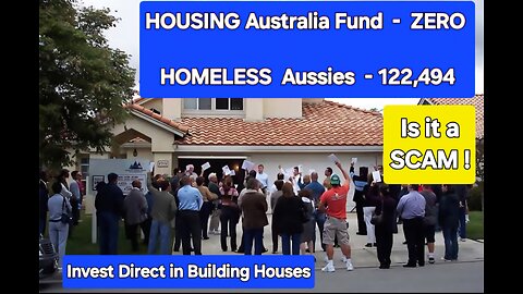 Housing Australia Fund - Zero Houses -WHY?