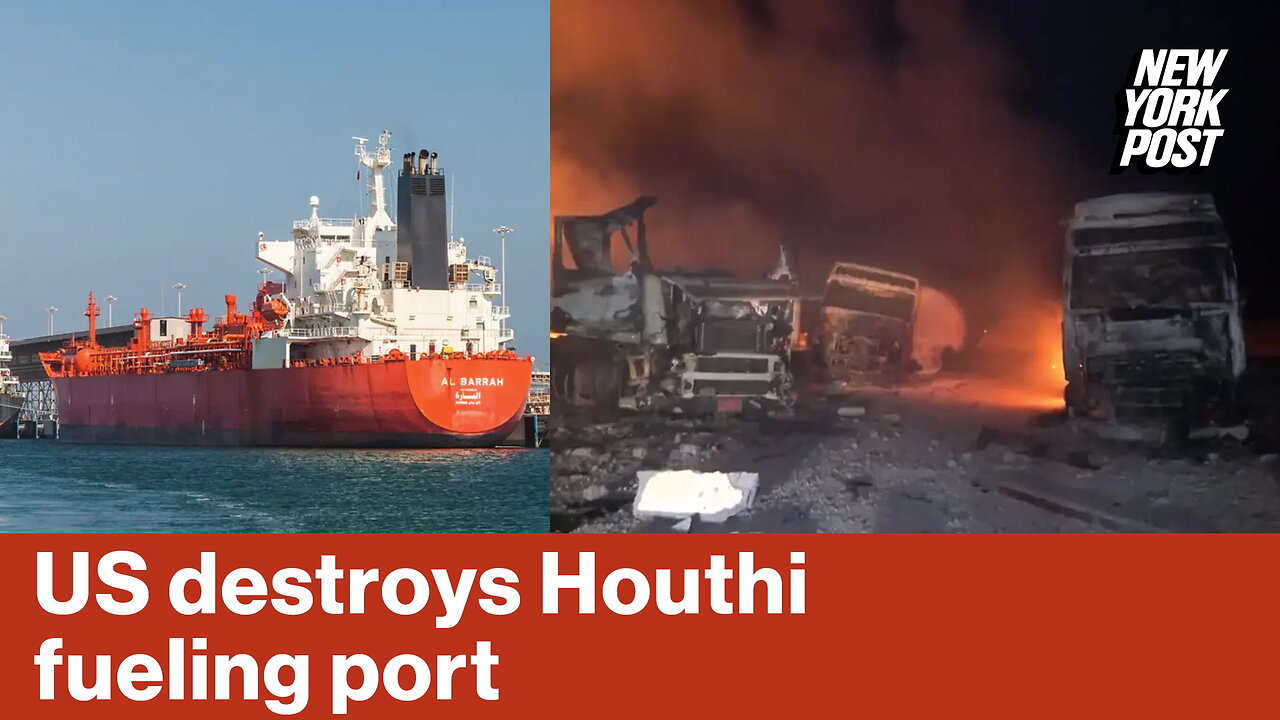 US forces destroy Houthi fueling port | Reporter Replay