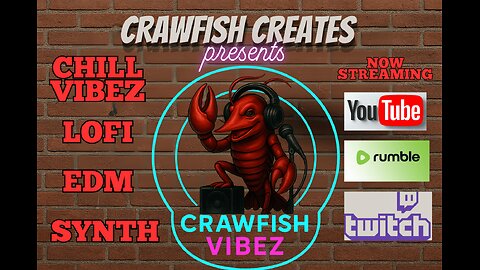 Crawfish Vibez | 24/7 Lo-Fi, Chill EDM, & Synthwave Vibes to Work, Study, or Zone Out