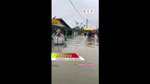 #Malaysia #Johor #Flooding #KampungPasirTebrau #Evacuations #Weather #Climate #destruction #anomaly