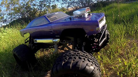 A Plum Crazy 1969 Dodge Charger [Nitro HPI SavageX4.6]