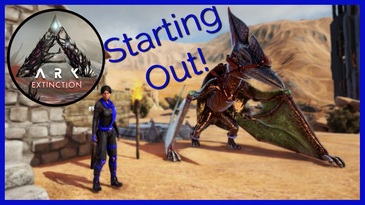 1st Tame & Setting Up a Starter Base! ep 1 #ARKSurvivalEvolved