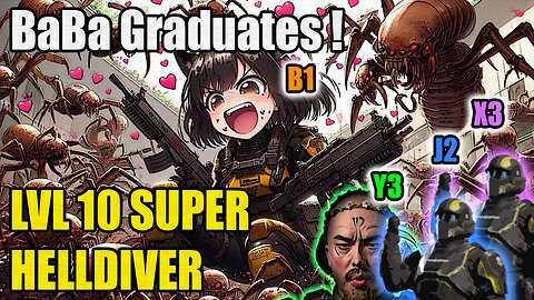 SUPER HELLDIVER BaBa Graduation! In #helldivers2 #gamergirl #vtuber