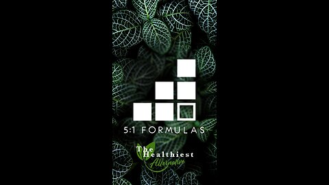 How Do The 5:1 Formulas Feel?