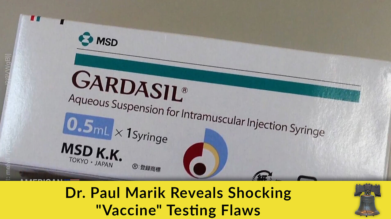 Dr. Paul Marik Reveals Shocking "Vaccine" Testing Flaws