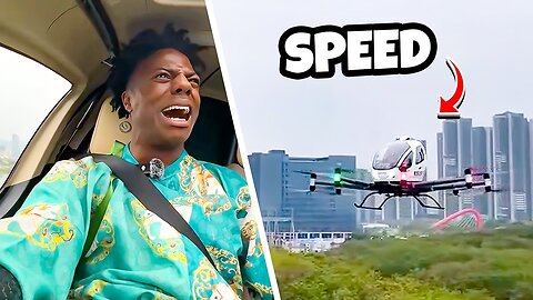 iShowSpeed tries a Flying Drone Car