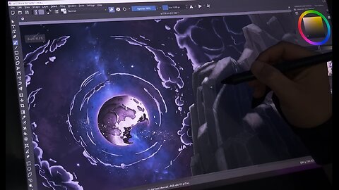 Shading A Comic Panel Part 4: Sky's The Limit (Timelapse)