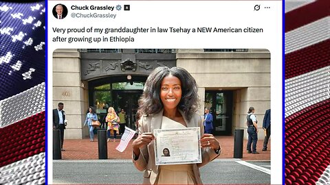 Sen. Chuck Grassley is Happy For His Ethiopian Granddaughter – But, Edomite Racists Are Very Upset
