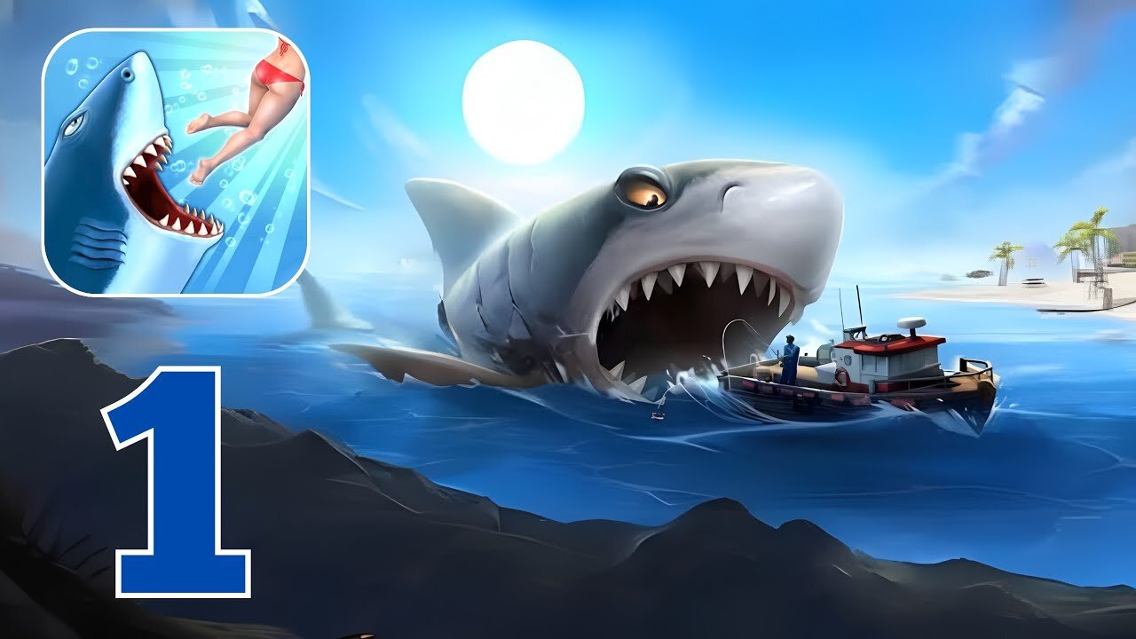 Hungry Shark Evolution - Gameplay Walkthrough | Part 1 (Android, iOS)