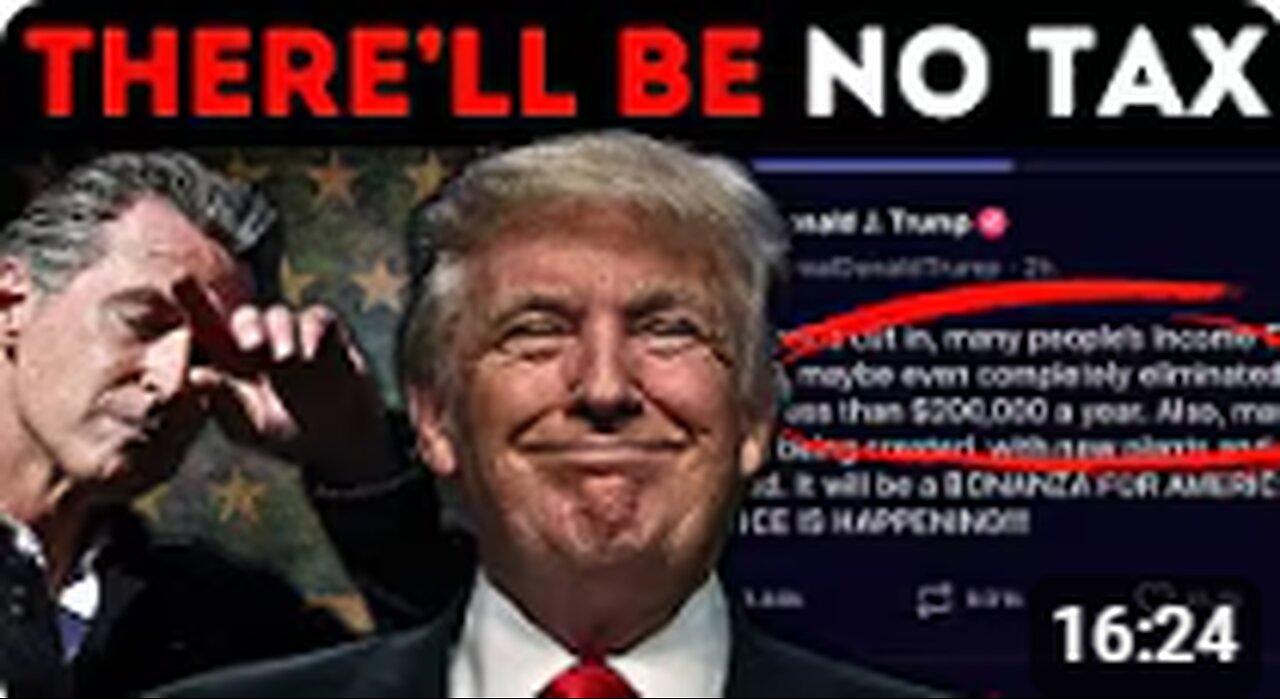 Trump FINALLY Announces NO TAX for Middle Class!!
