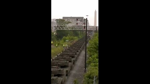 HERE WE GO: Tanks hauling into DC for Trump’s Army parade next Saturday.