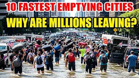 America’s 10 Fastest-Emptying Cities — The Silent Urban Collapse
