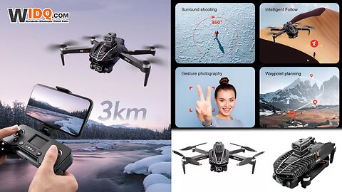 🚁 Pro 4K GPS Drone with Smart Tracking & Zero-Lag Transmission! 🌍