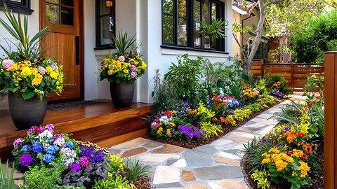 Modern Lush Green Small Garden Ideas | Colorful Garden Design Inspiration 2025 🌸🍃