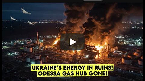 Russia Destroys Key Gas Hub Supplying Ukraine—Odessa Border in Flames!