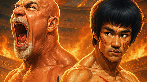 🥋Bruce Lee vs 💪 Goldberg | Epic Fight Showdown🔥