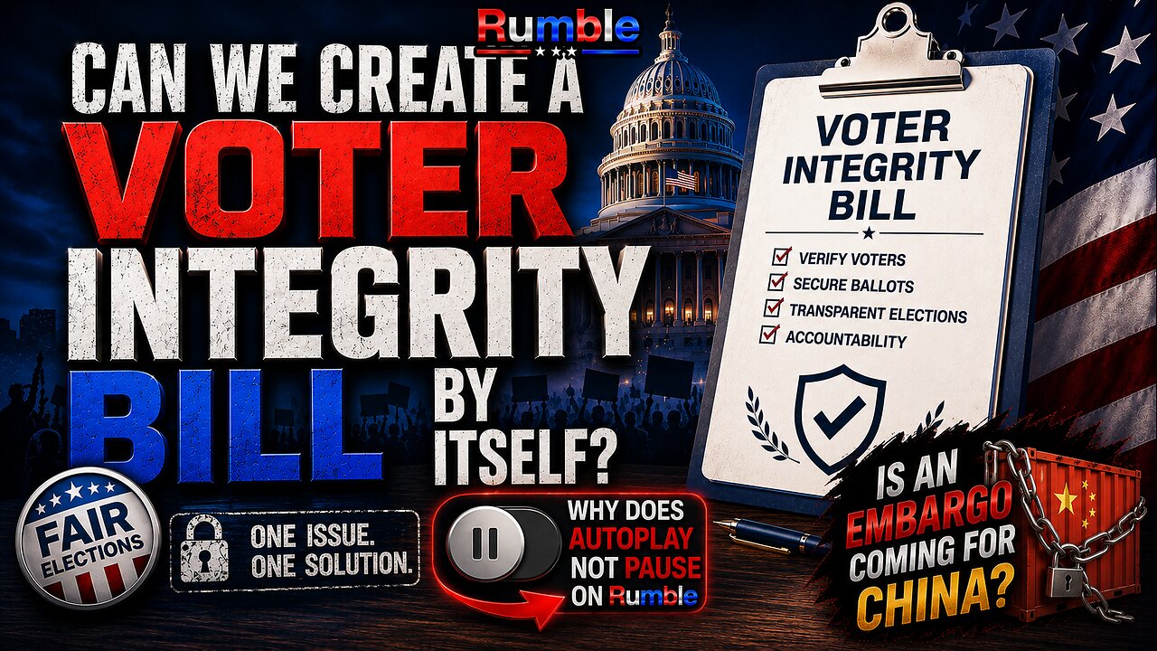 18+ | Separate Voter Integrity Bill Live Stream