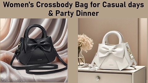 woman opinions about this Women's Crossbody Bag for Casual days, and Party Dinner