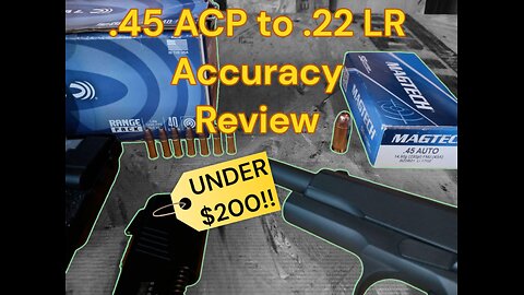 1911 .22lr conversion kit review: Mauser/Blue Line Global