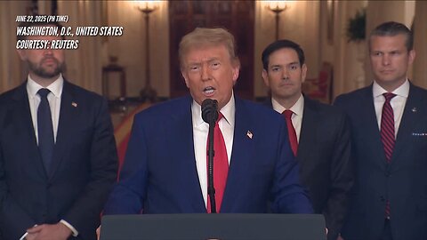 Donald Trump Speech USA Attack On Iranian Nuclear Sites