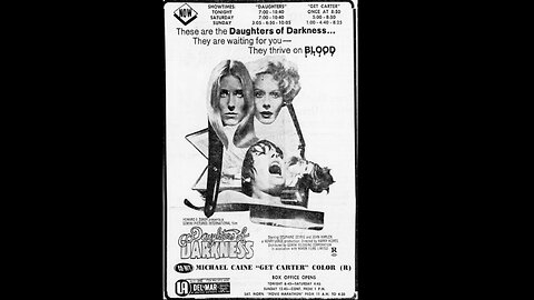 Woodlawn Theater Daughters of Darkness (Les Levres Rogues 1971)
