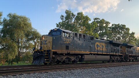 Lightning Fast CSX Train part 33 Roasted Rails