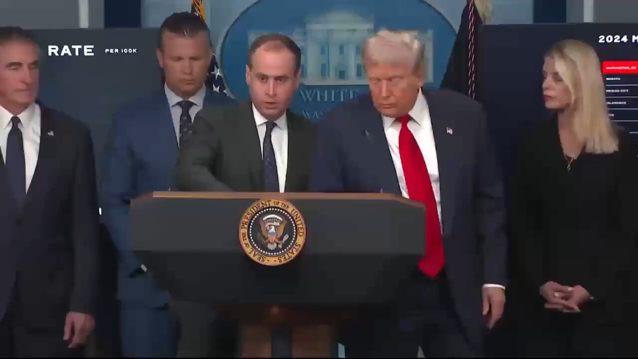 "A short while ago in the Oval Office