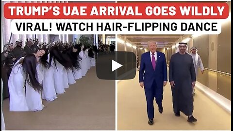 Trump's Another Speechless Moment? Hair-Flipping Dance Goes Viral POTUS In UAE