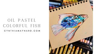 Oil Pastel Colorful Fish