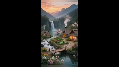 🌿 "The Most Beautiful Village in the World | Peaceful Nature