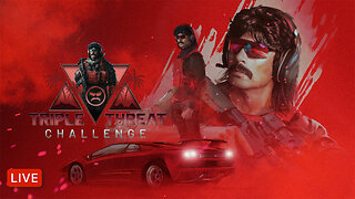 🔴LIVE - DR DISRESPECT - TRIPLE THREAT CHALLENGE - WZ, PUBG, FORTNITE