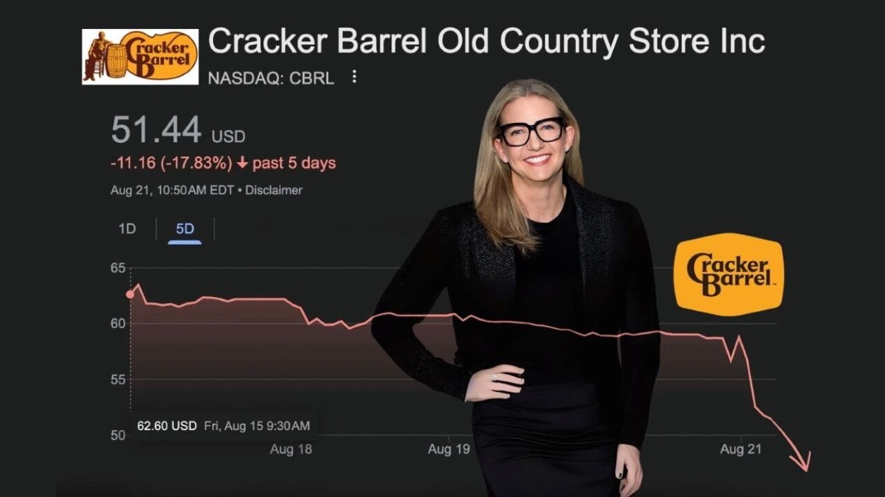 'Sprucing Up' Cracker Barrel's Brand Tanks Stock, Old-Fashioned Country Gentleman Cracker Speaks Out