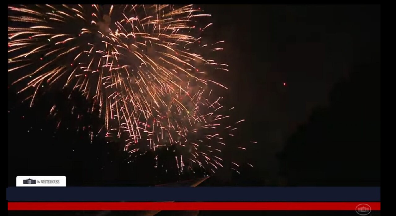 President Trump and the First Lady Attend the Fourth of July Celebration