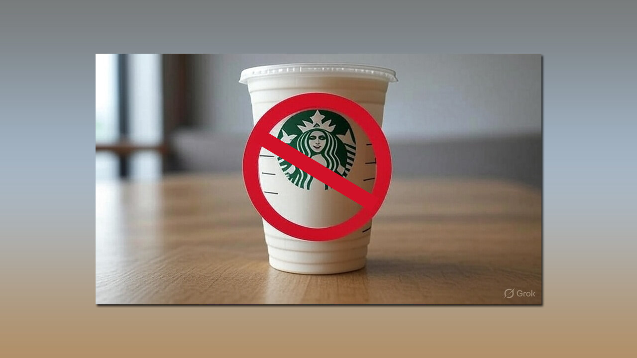 STARBUCKS will not print, write or say Charlie Kirk's name⁉️