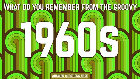 HARD Quiz About The 1960s