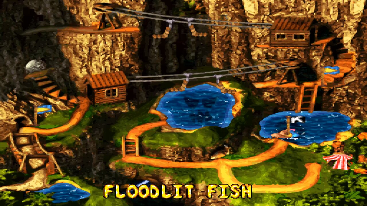 D.K.C. 3™ : DIXIE KONG'S Double Trouble! / ACT #6. RAZOR RIDGE / A6#3. FLOODLIT FISH! DK