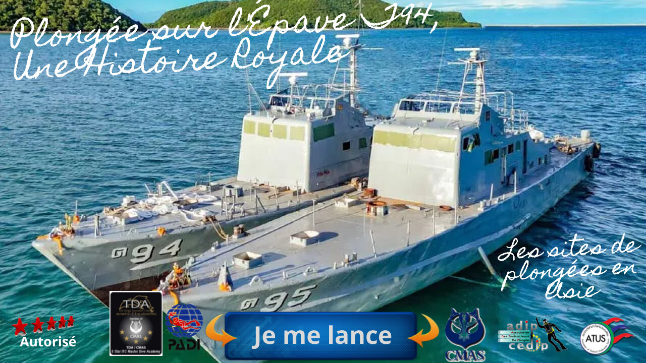 🌸 Plongée sur l'Épave T94, Une Histoire Royale Transformée en Récif à Samae San