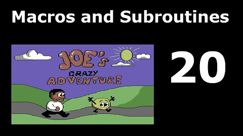 Commodore Tutorials - Programmazione Assembly C64 Parte 20 - Macro e subroutine