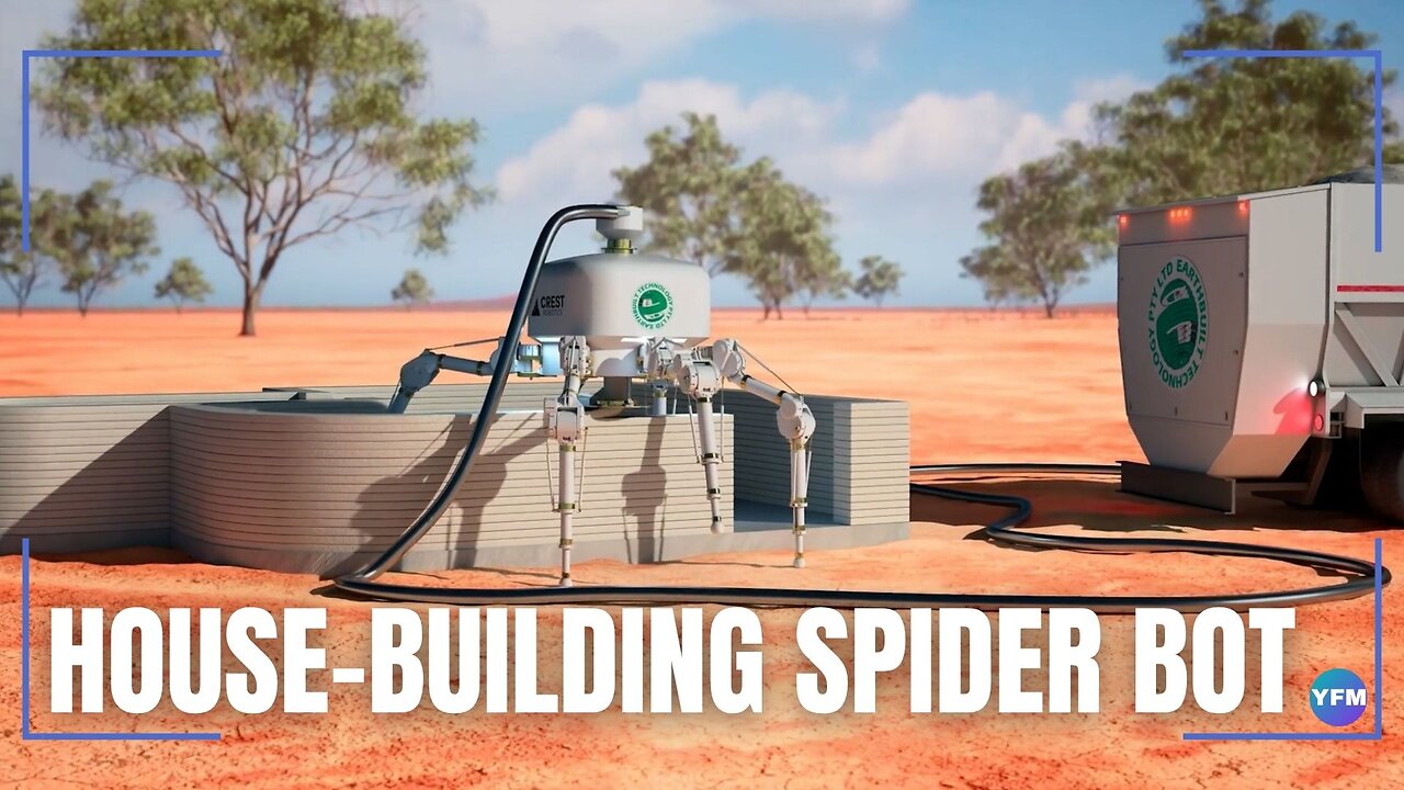 This spider robot can 3D print a house in one day